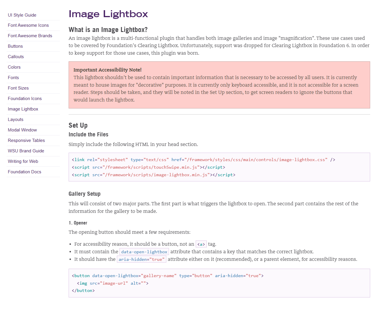 Production component snippets ready for copy-paste inside the campus layout blocks.